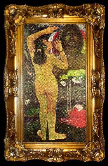 framed  Paul Gauguin manen och jorden, ta009-2